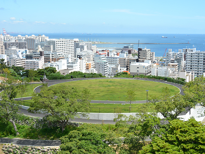 芝生広場（つどいの広場）の写真