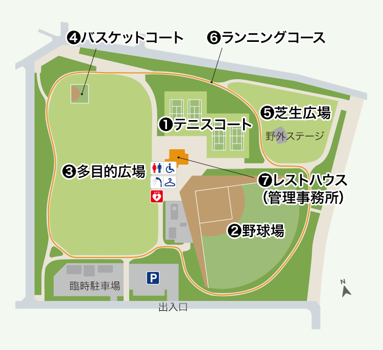 公園の概要マップ