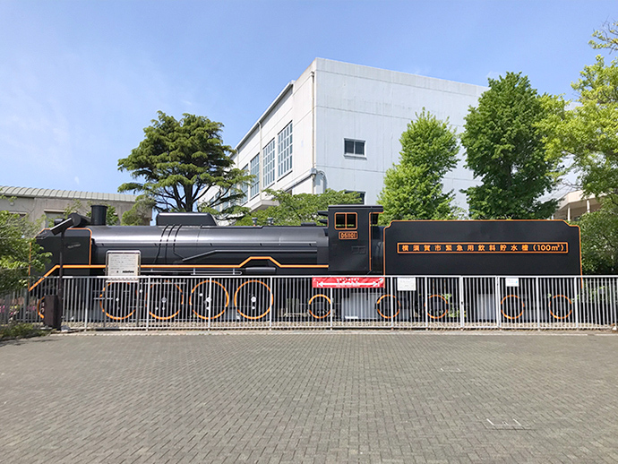 蒸気機関車（貯水槽）の写真