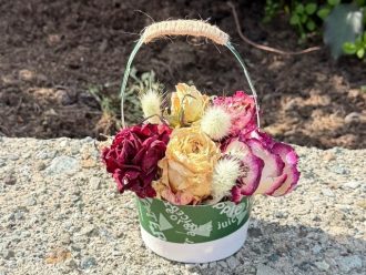 主催イベント：バラのバスケット作りの画像