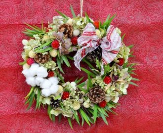 主催イベント：flower shop PICCOLO開催　クリスマスリース作りの画像