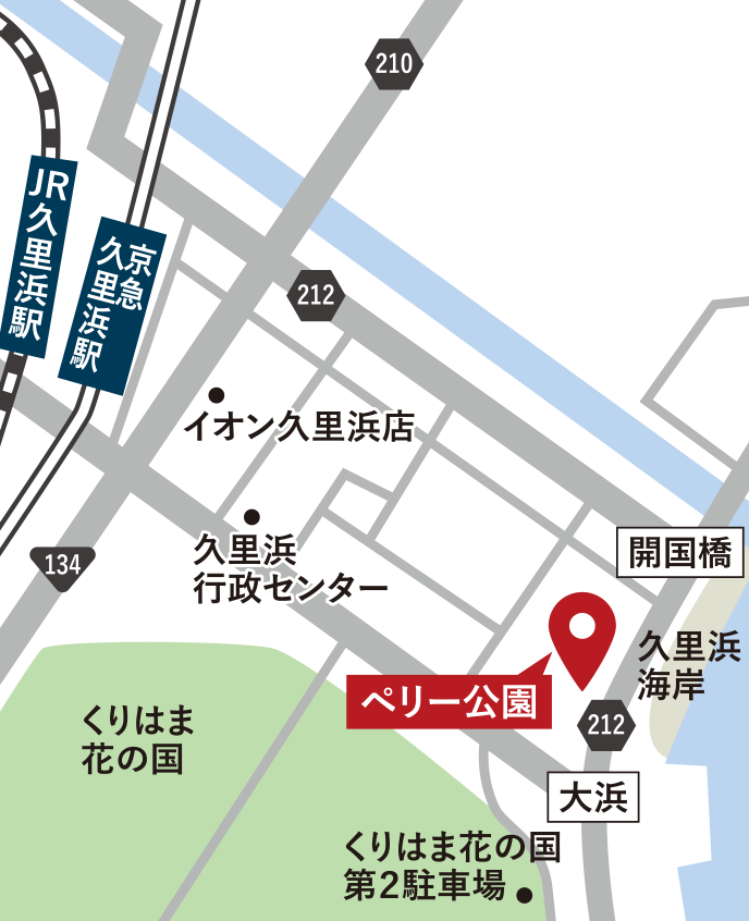 公園付近の拡大地図