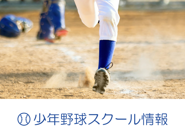 清水ケ丘公園、横浜DeNAベイスターズ　野球教室のご案内。