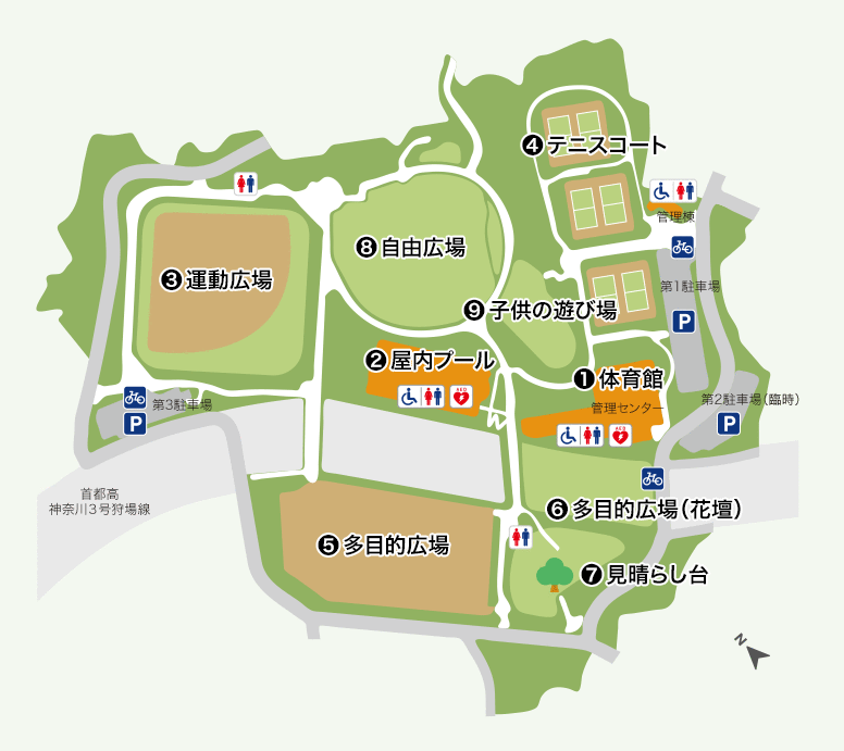 公園の概要マップ