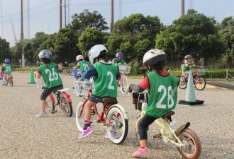 主催イベント：自転車はじめて教室！　清水ケ丘公園で開催。の画像