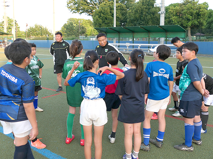 ラグビースクールの写真